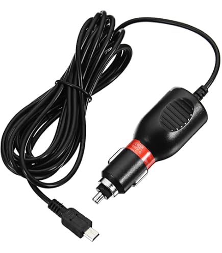Amazon.co.jp: miniUSBタイプ シガーソケット電源アダプター DC5V/1.5A